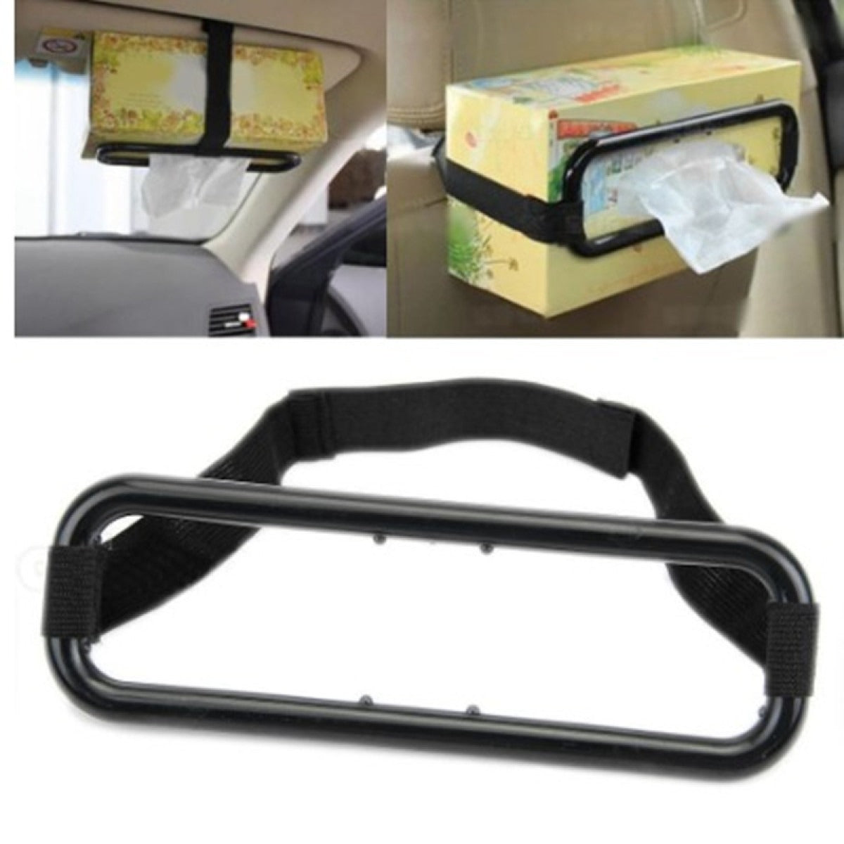 Porta Pañuelos para Visera de Auto | Organizador para Asiento o Parasol