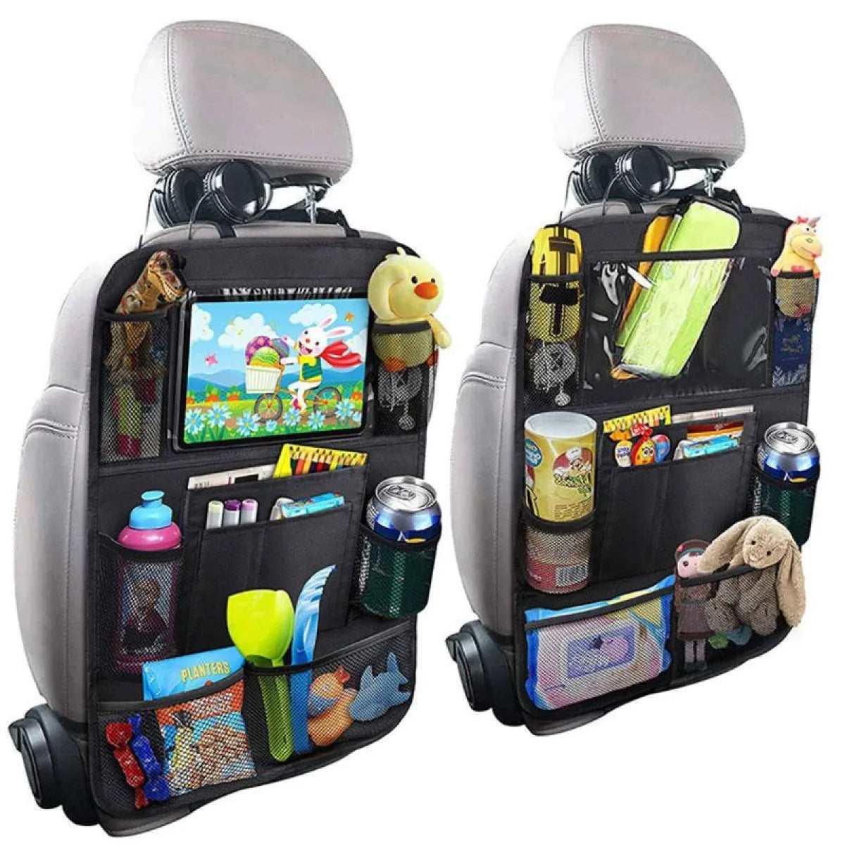 Organizador de Respaldo para Auto | Múltiples Bolsillos Impermeables