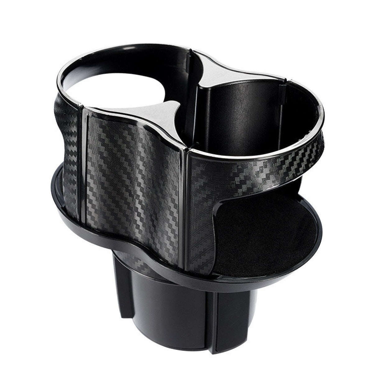 Portavasos Doble Ajustable para Auto | Soporte Giratorio 360° para Botellas y Bebidas