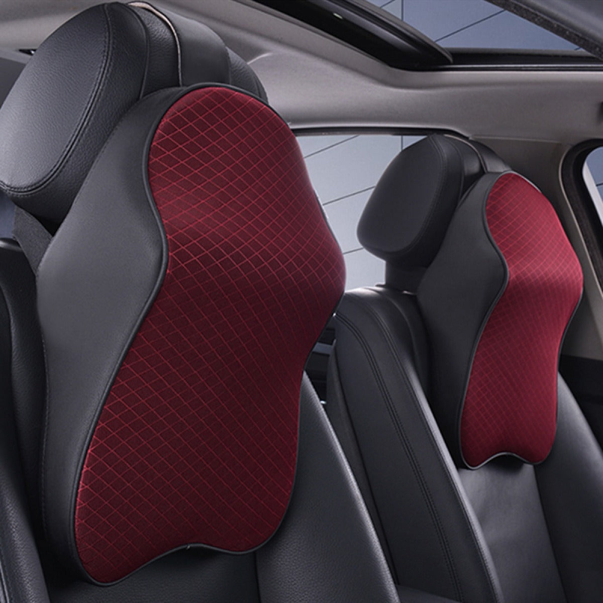 Cojín Cervical Ergonómico de Espuma Memory Foam para Auto | DriveLab Premium