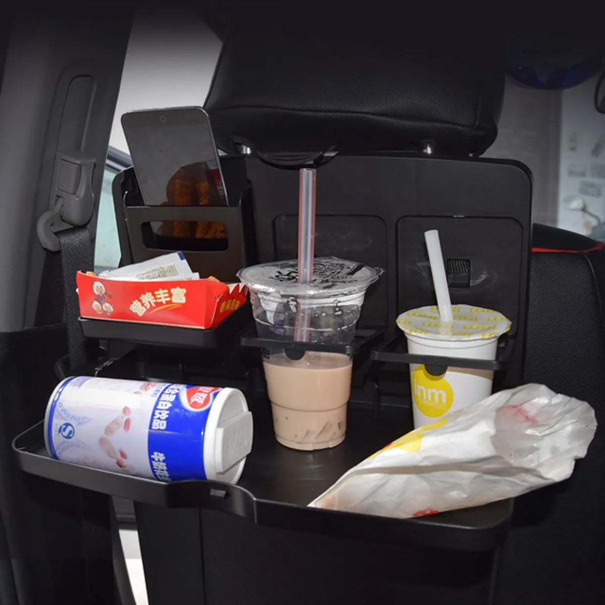 Mesa Plegable para Respaldo de Auto | Bandeja Multifunción DriveLab