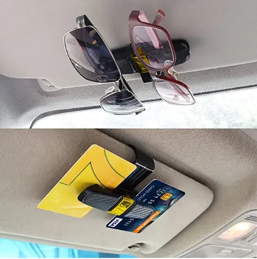 Clip para Lentes de Sol para Auto | Organizador para Visera con Rotación 180°