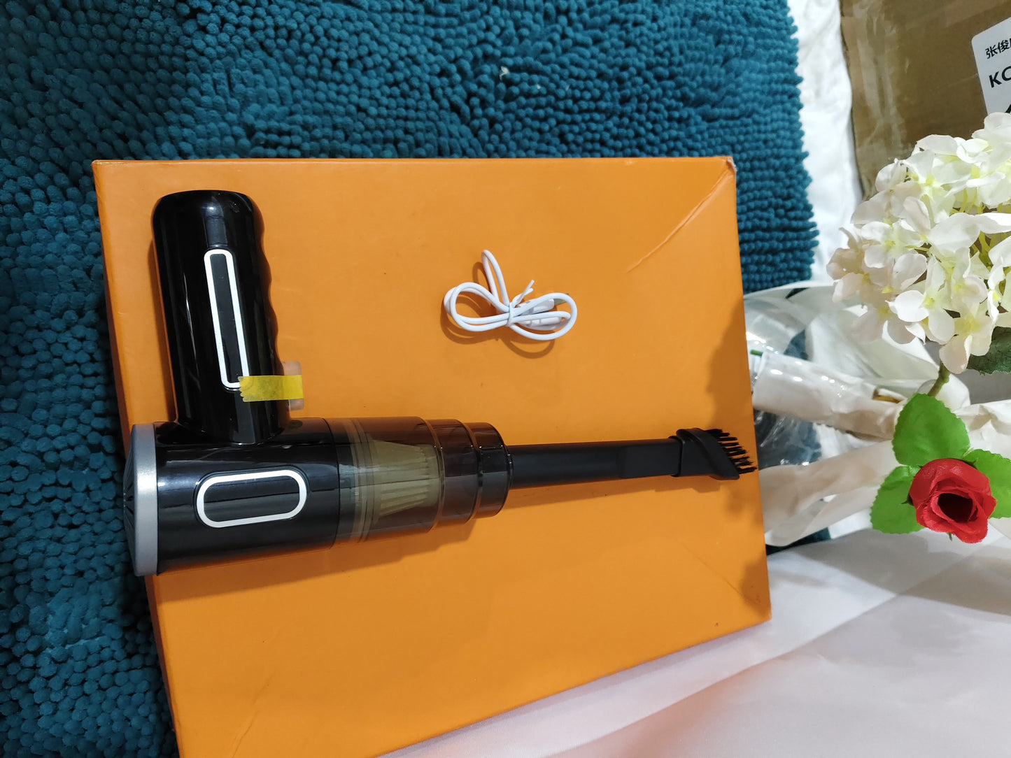 Aspiradora Inalámbrica para Auto | Portátil | Potente Succión | Recargable USB