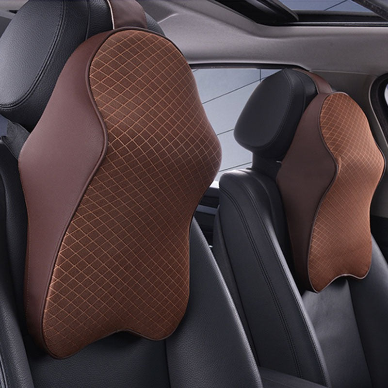 Cojín Cervical Ergonómico de Espuma Memory Foam para Auto | DriveLab Premium