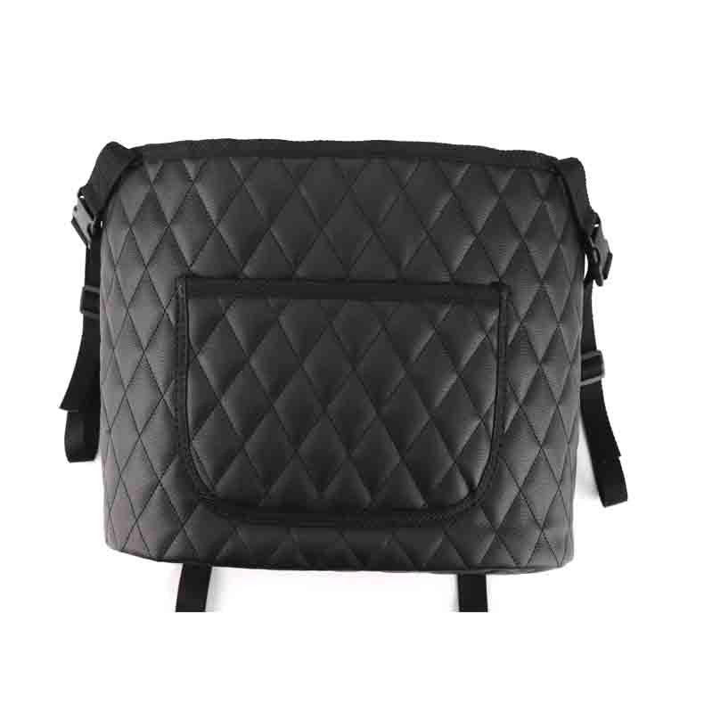 Organizador Colgante para Auto | Porta Cartera y Red entre Asientos Premium