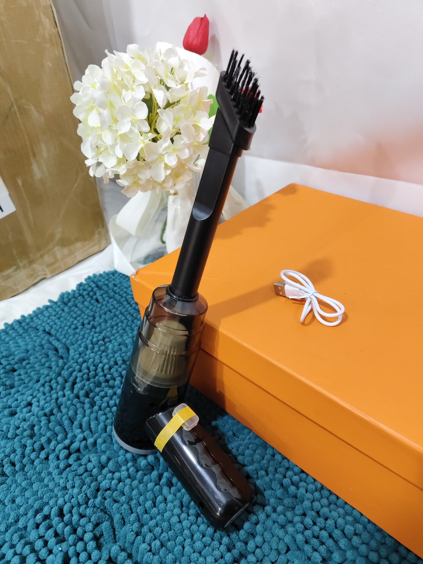 Aspiradora Inalámbrica para Auto | Portátil | Potente Succión | Recargable USB
