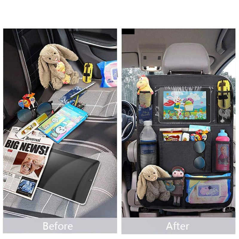 Organizador de Respaldo para Auto | Múltiples Bolsillos Impermeables
