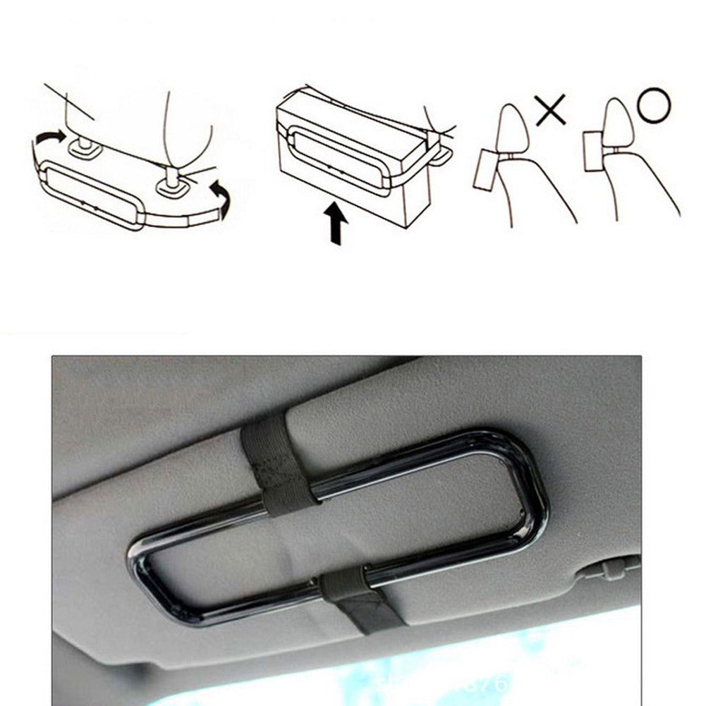 Porta Pañuelos para Visera de Auto | Organizador para Asiento o Parasol