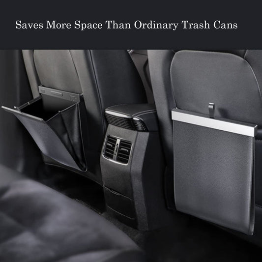 Basurero Premium para Auto de Cuero Impermeable | Organizador Colgante DriveLab