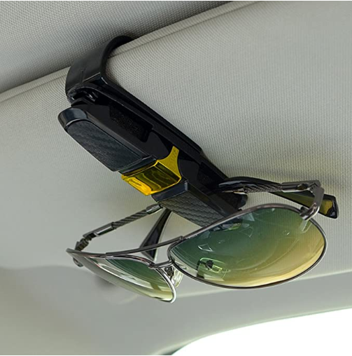 Clip para Lentes de Sol para Auto | Organizador para Visera con Rotación 180°