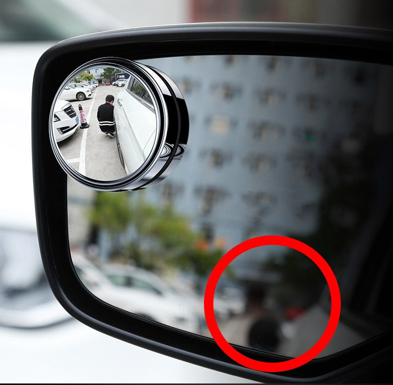 Espejos Convexos para Punto Ciego 360° | Kit de 2 Unidades para Auto