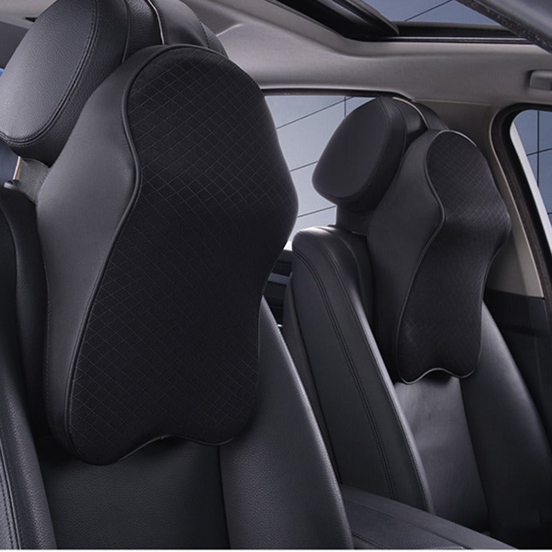 Cojín Cervical Ergonómico de Espuma Memory Foam para Auto | DriveLab Premium